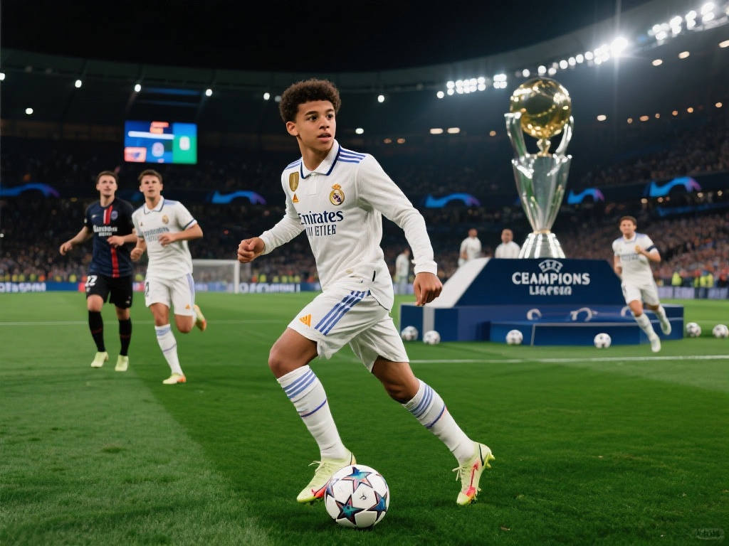 欧冠19岁天才封神：脱衣狂奔创纪录跪地夺冠泪洒赛场